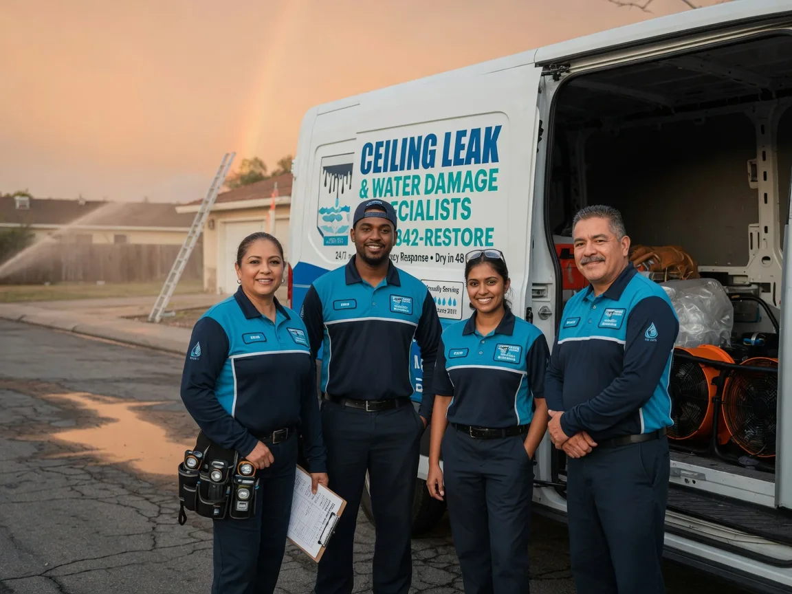 Ceiling Leak Cleanup company in Evant, TX